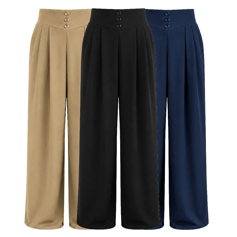 [COMPRÁ 2 Y LLEVÁ 3] Pantalón de Mujer en Seda Fría con Elastano + Neceser organizador de Regalo