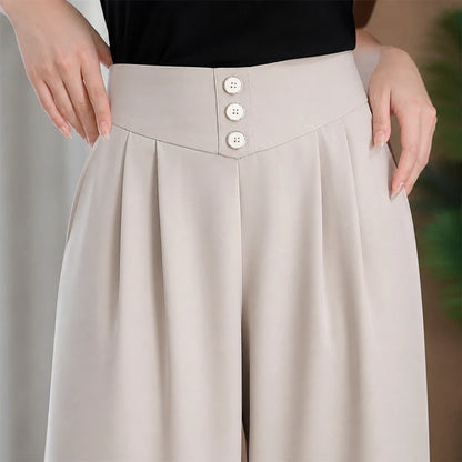[COMPRÁ 2 Y LLEVÁ 3] Pantalón de Mujer en Seda Fría con Elastano + Neceser organizador de Regalo