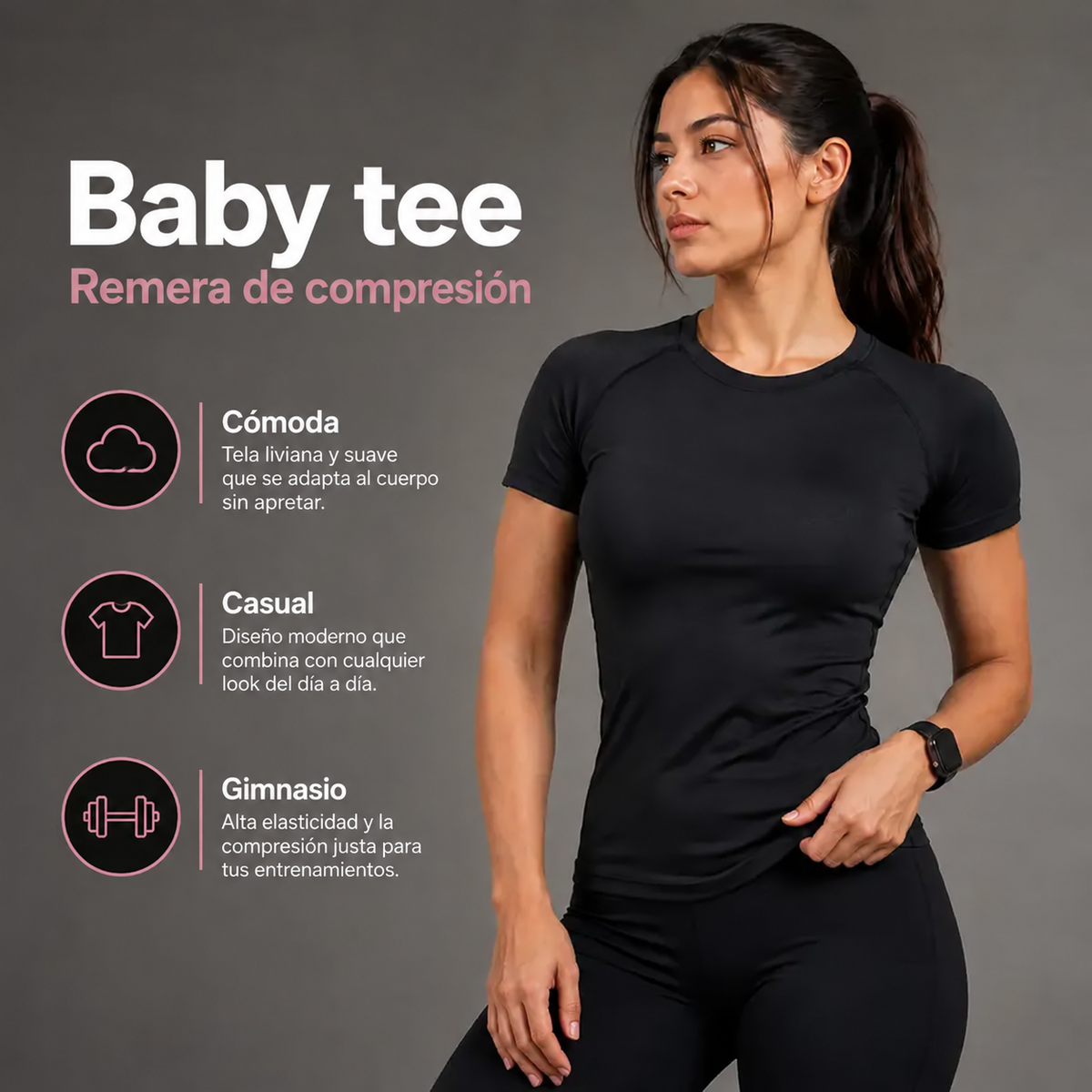 [COMPRÁ 2 Y LLEVÁ 4] Remera de Manga Corta en Tejido Acanalado Premium + Neceser Organizador de Regalo