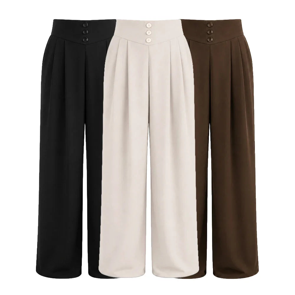 [COMPRÁ 2 Y LLEVÁ 3] Pantalón de Mujer en Seda Fría con Elastano + Neceser organizador de Regalo